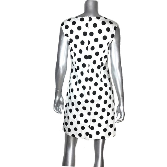 Helene Berman London White Polka Dot Dress 6 - Picture 2 of 5